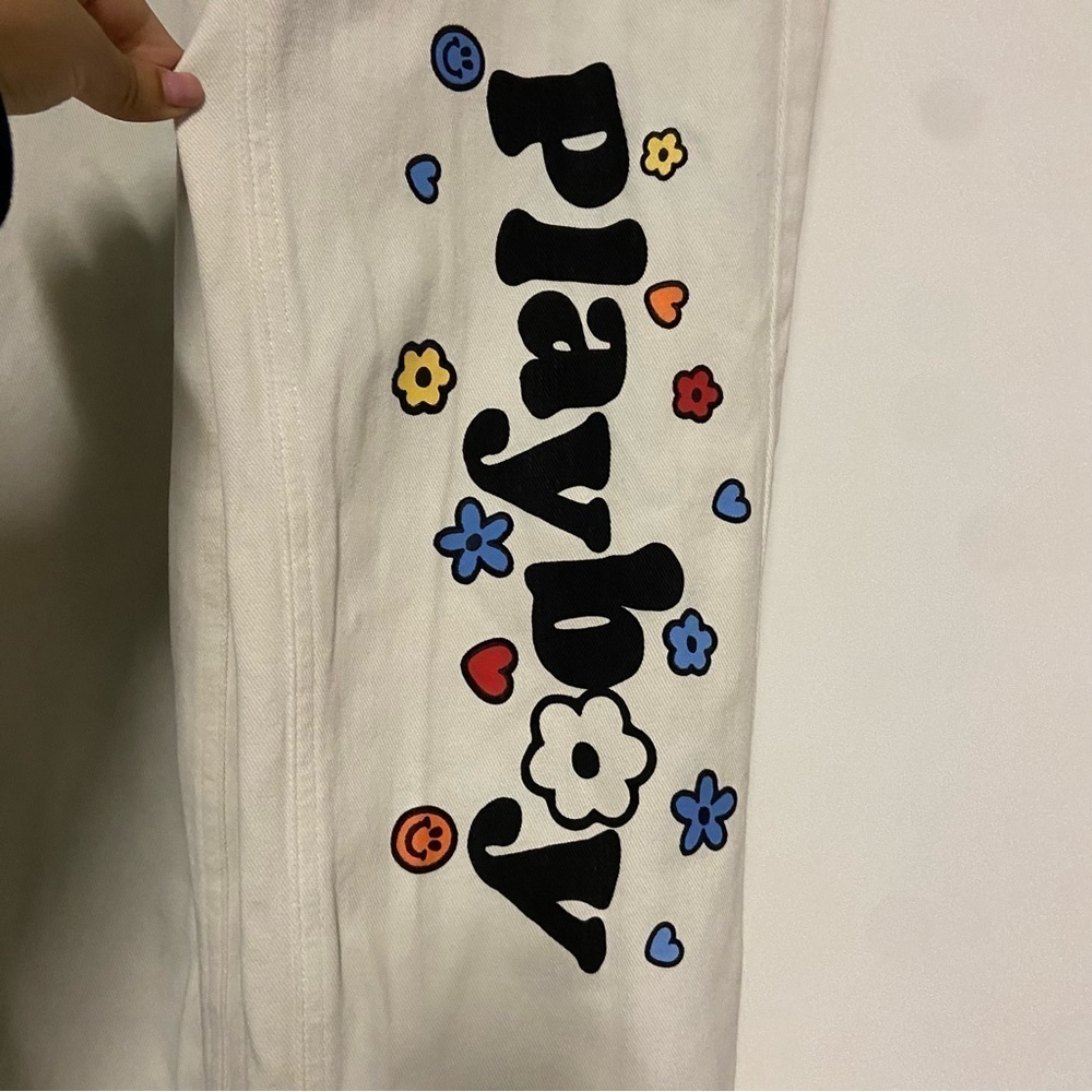 Playboy By PacSun Flower Boyfriend Jeans Size 25 - Picture 4 of 11
